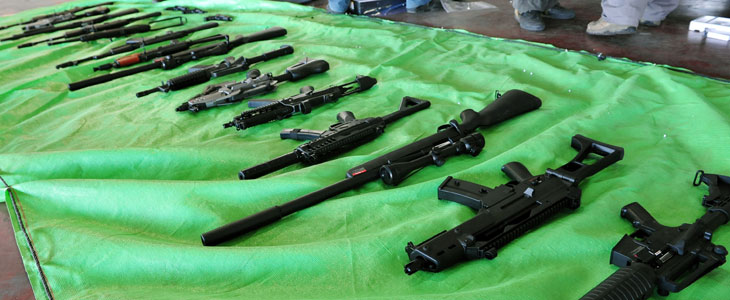 El mercado negro de armas en Latinoamérica