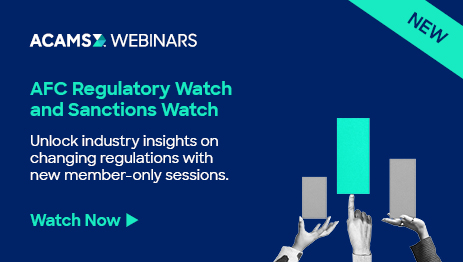 AFC regulatory Watch and Sanctions Watch
