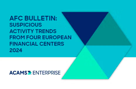 AFC Bulletin - Suspicious Activity Trends from Four European Financial Centers 2024 Thumbnail