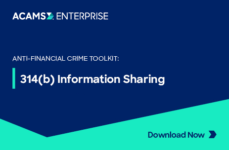 Anti-Financial Crime Toolkit: 314(b) Information Sharing Thumbnail